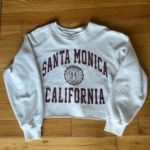 🌿 hollister santa monica crewneck small comfy cozy